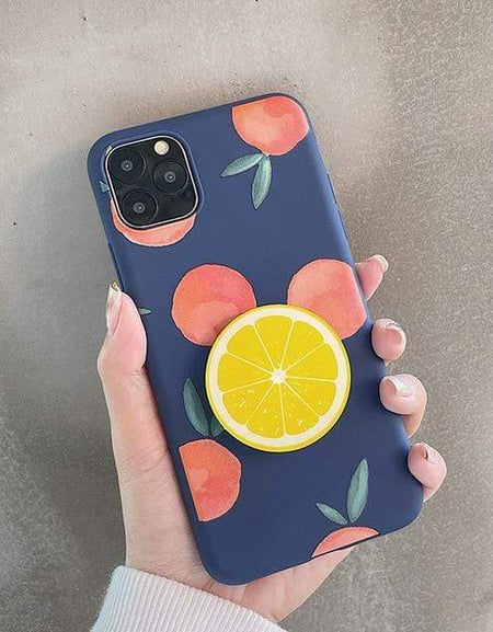 Kawaii Peach/Orange Phone Case - BlossomMemento