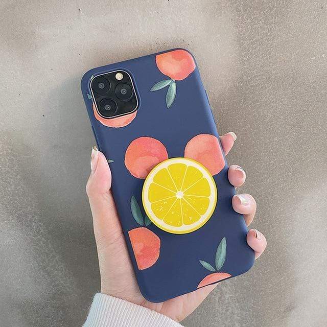 Kawaii Peach/Orange Phone Case - BlossomMemento