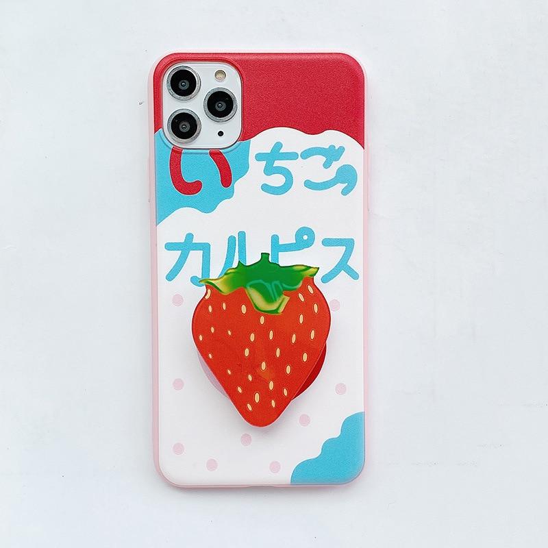 Kawaii Strawberry Phone Case - BlossomMemento