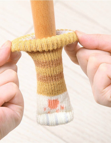 Kawaii Cat Paw Furniture Socks (4 Pcs)