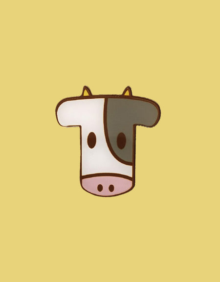 Kawaii Cow Pin