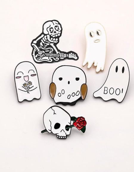 Kawaii Halloween Pins - BlossomMemento