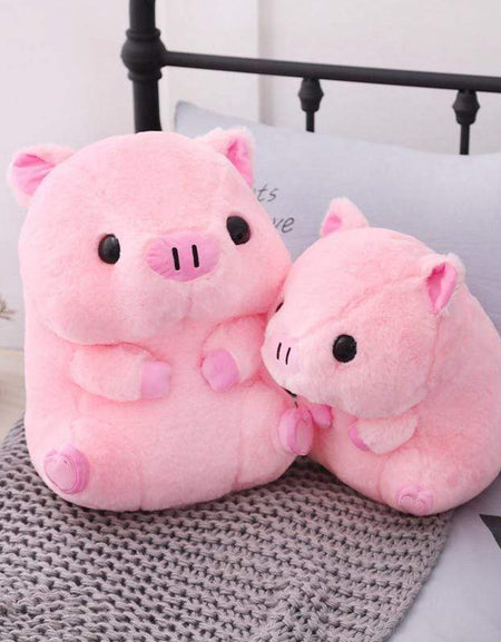 Kawaii Chubby Pig Plush
