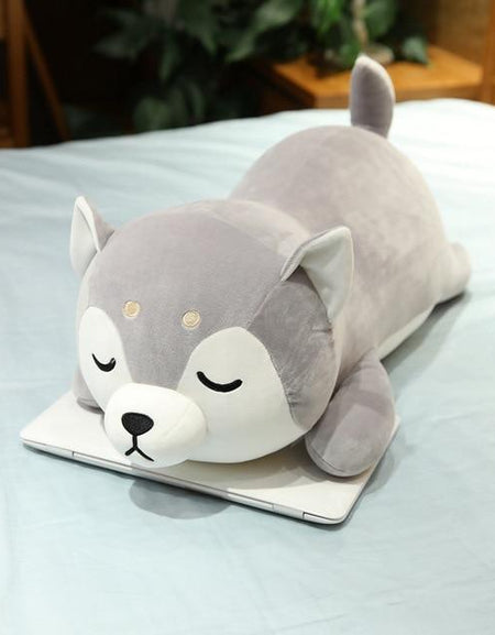 Kawaii Husky Plush - BlossomMemento