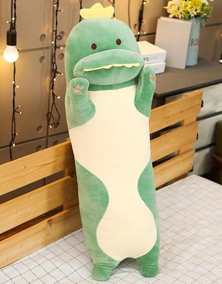 Kawaii Long Dino Plush - BlossomMemento