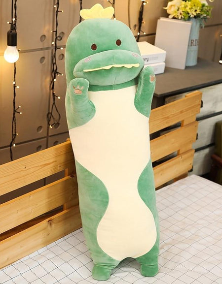 Kawaii Long Dino Plush - BlossomMemento