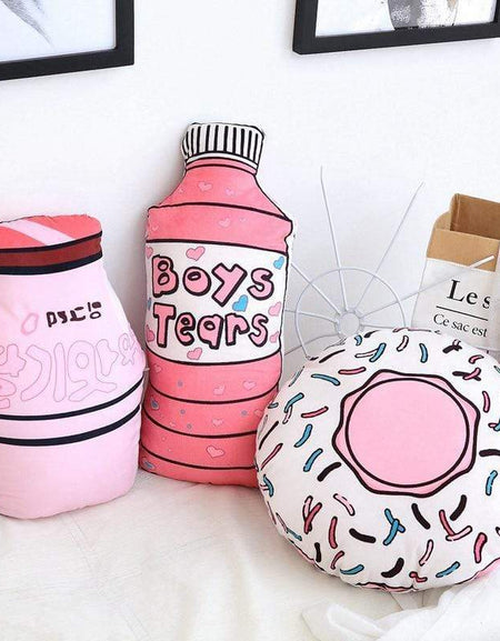 Kawaii Pink Plush/Pillow - BlossomMemento