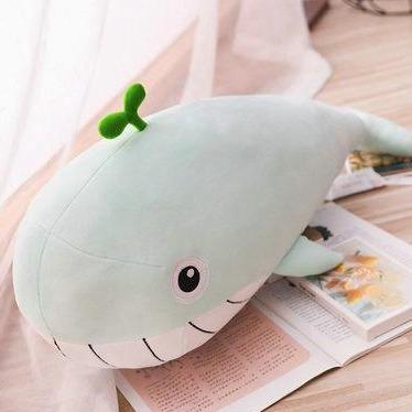Kawaii Soft Whale Plush - BlossomMemento