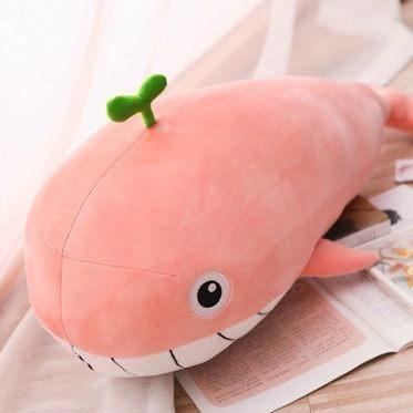 Kawaii Soft Whale Plush - BlossomMemento