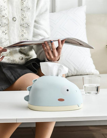 Kawaii Dino Tissue Box (3pcs) - BlossomMemento