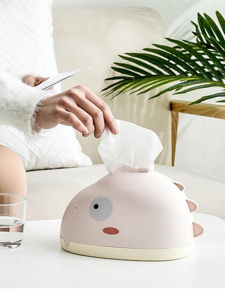 Kawaii Dino Tissue Box (3pcs) - BlossomMemento